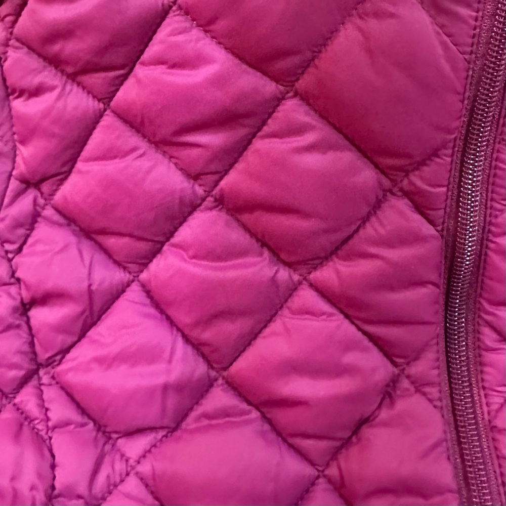 ZeroXposur Lightweight Wine/Burgundy Hi-Low Quilted Puffer Jacket Hooded Medium - Picture 7 of 14